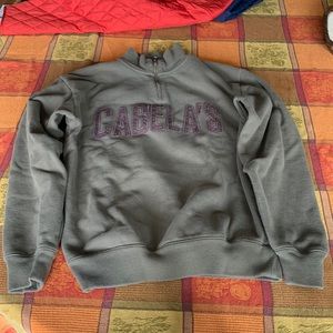 Cabelas 1/4 Zip Collared Sweatshirt